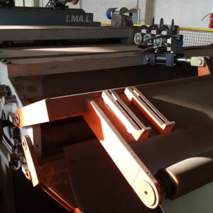 Lakštų lyginimo/pjovimo/susukimo linija I.M.A.L. modelis LINEA